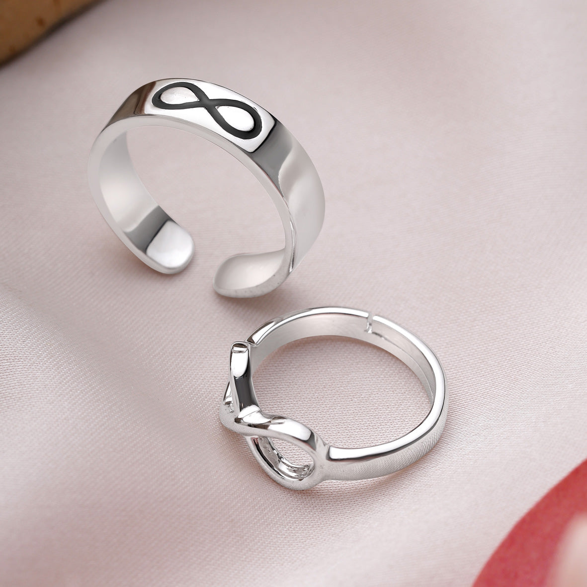 Silver Ring For Couples on Anniversary