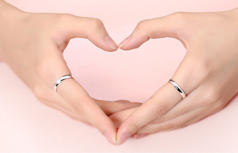 Silver Ring for couples