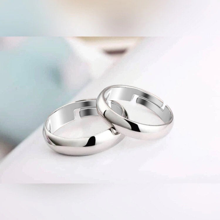 Silver Ring for couples