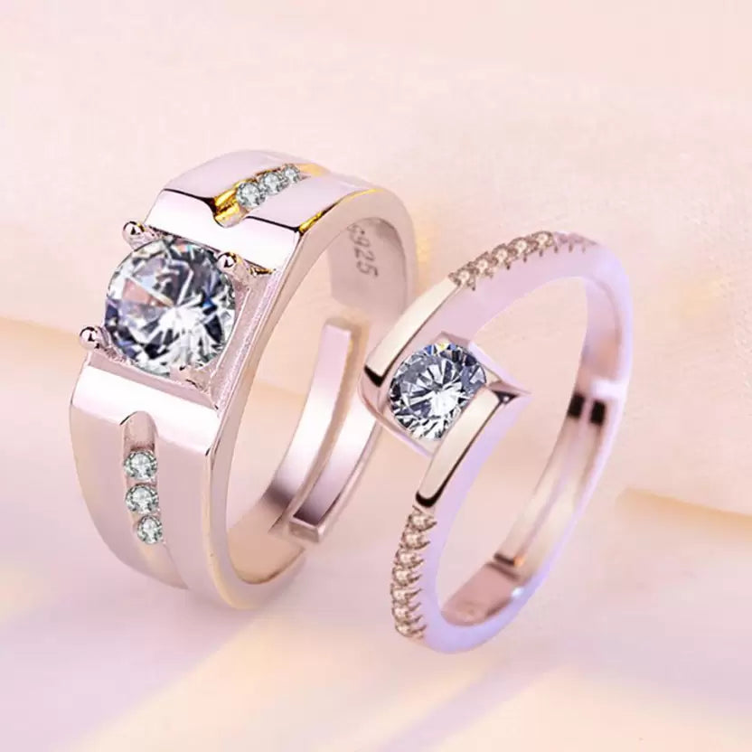 Silver Rings for Couples on Anniversary