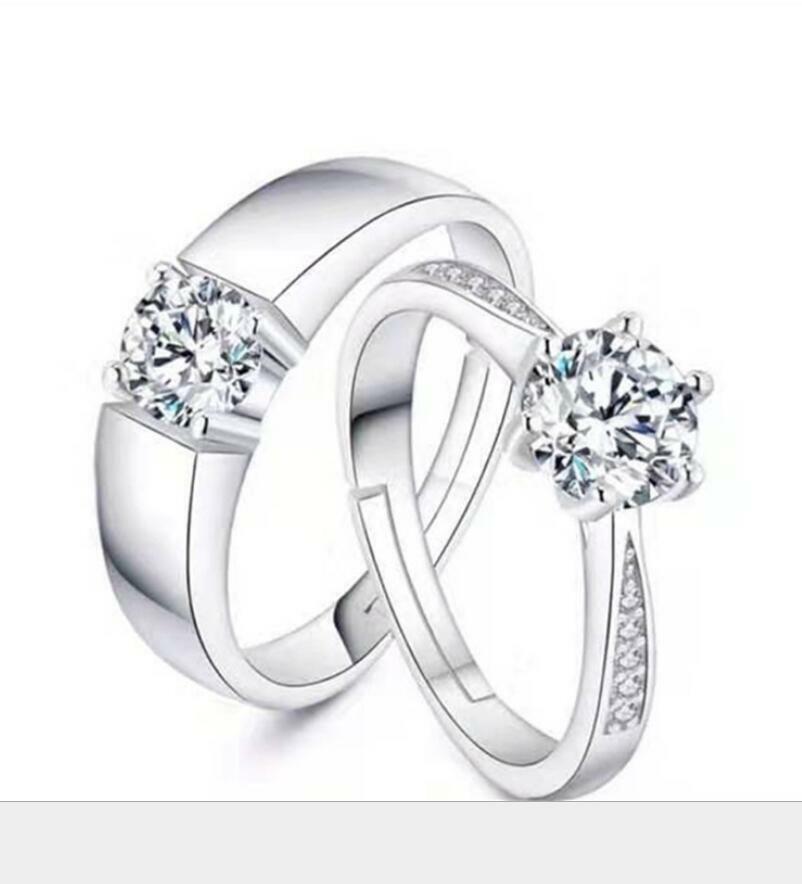 Silver Couple Ring Silver Ring for Couples