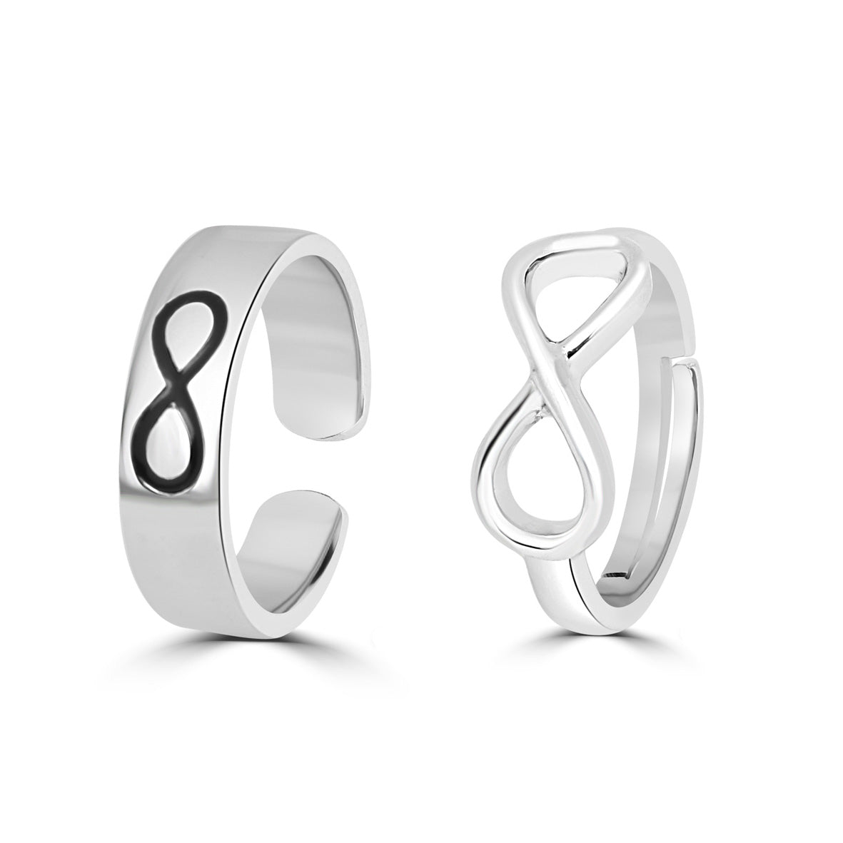 Silver Ring For Couples on Anniversary