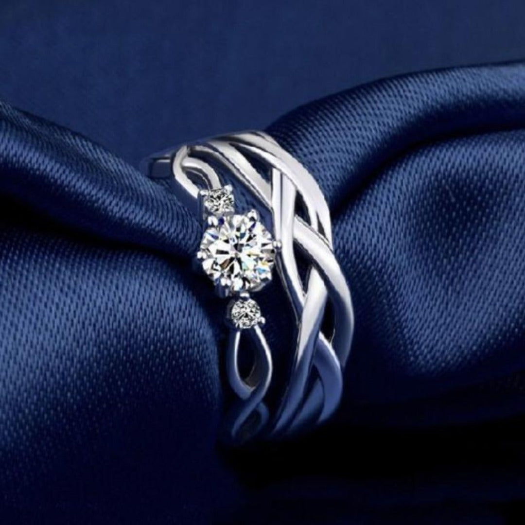 Silver Ring For Couple on Anniversary
