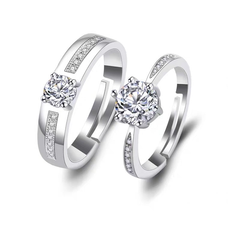 Silver Ring for Couples on Anniversary