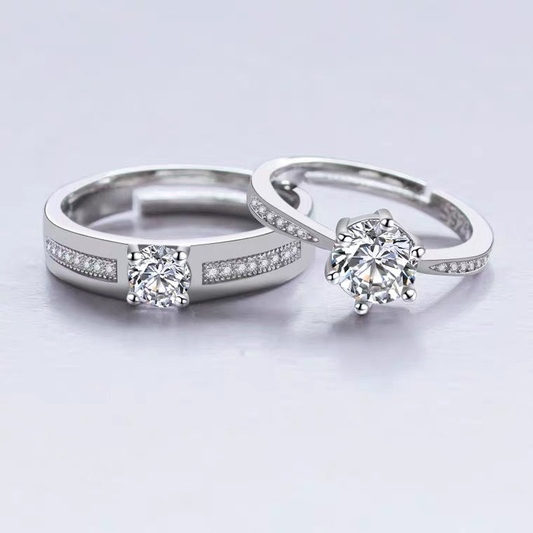 Silver Ring for Couples on Anniversary
