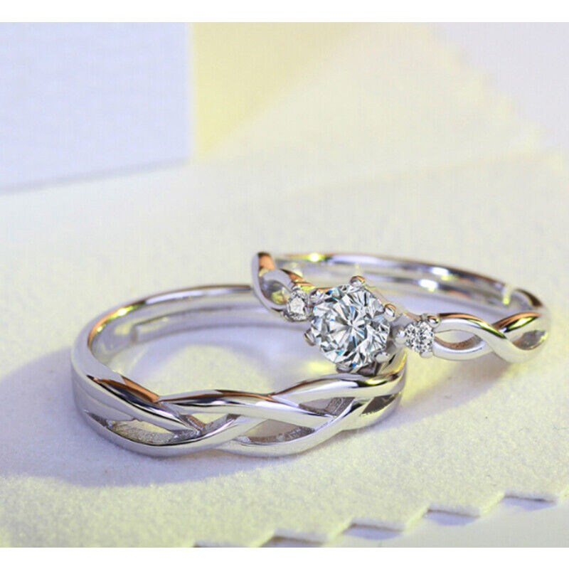Silver Ring For Couple on Anniversary