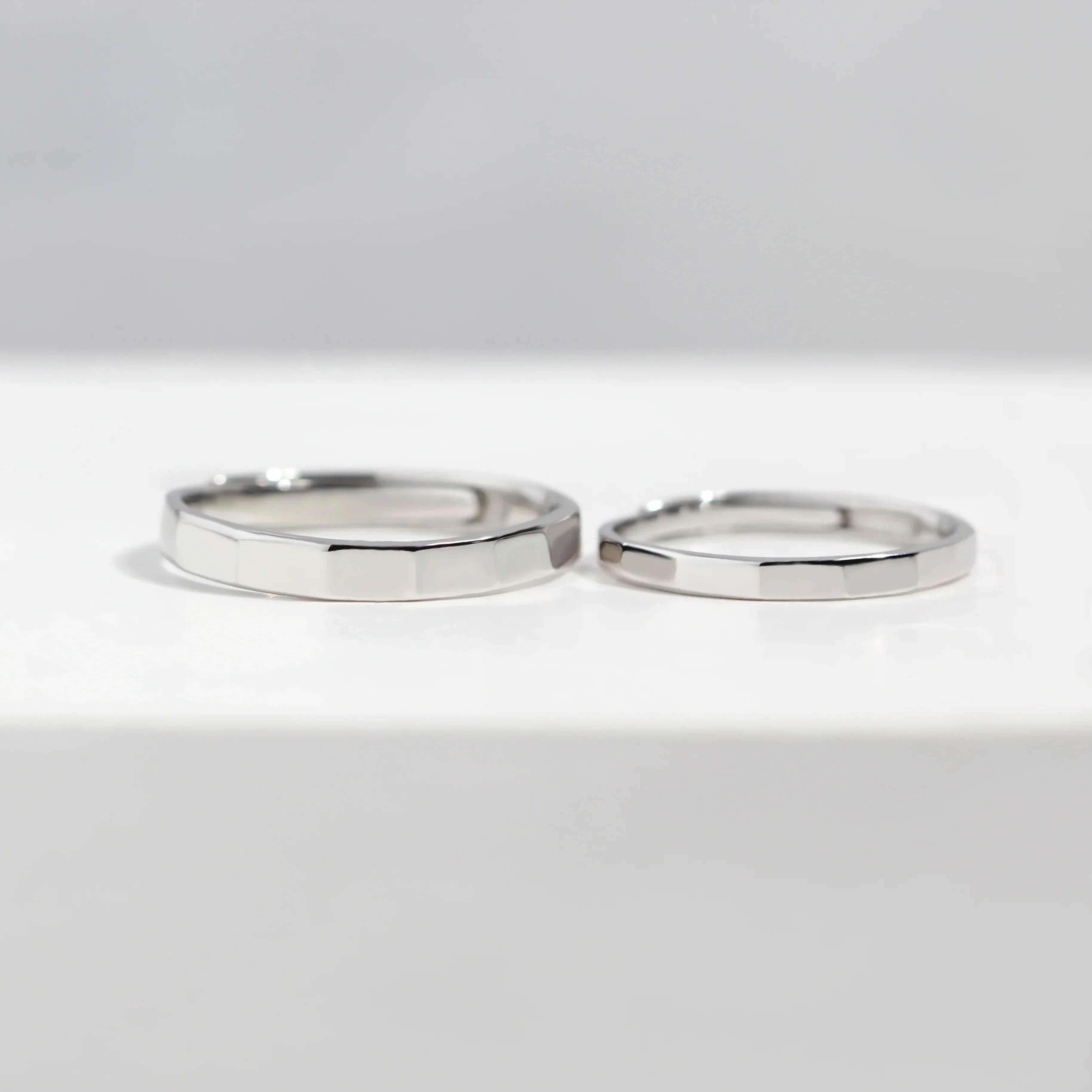 Silver Couple Rings Silver Gift for Anniversary
