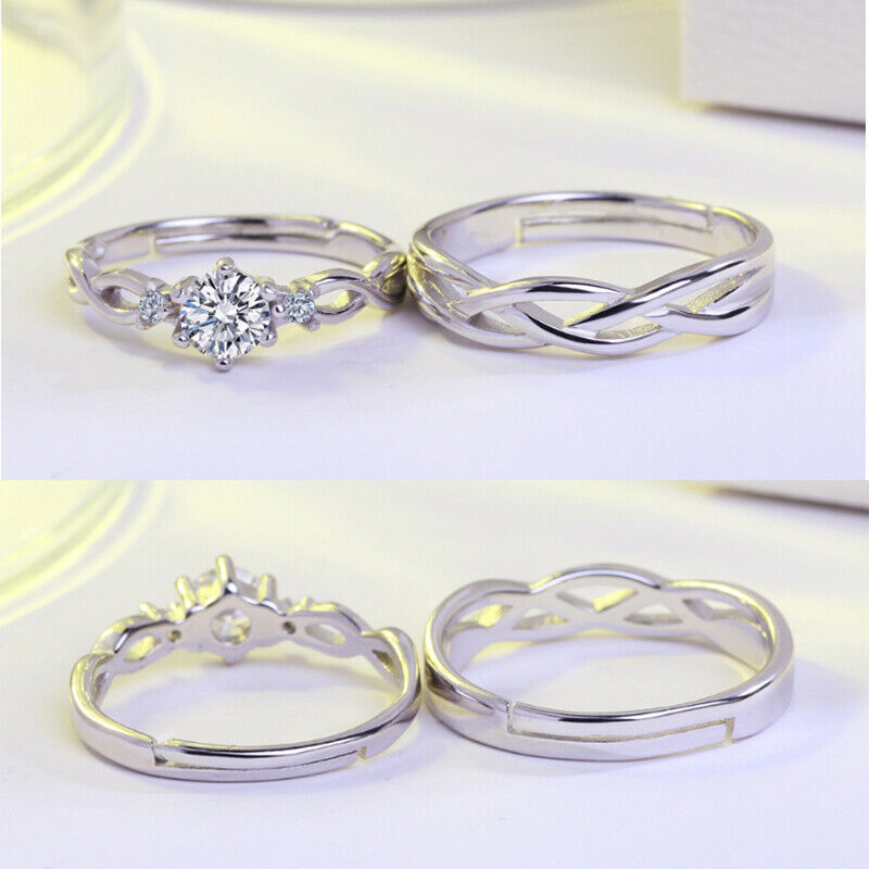 Silver Ring For Couple on Anniversary