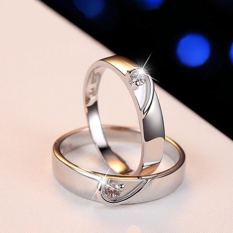 Silver Ring For Couple