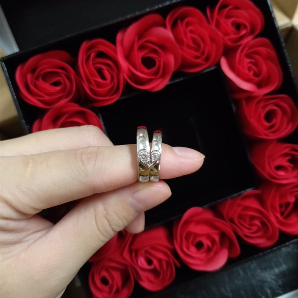 Silver Ring For Couple