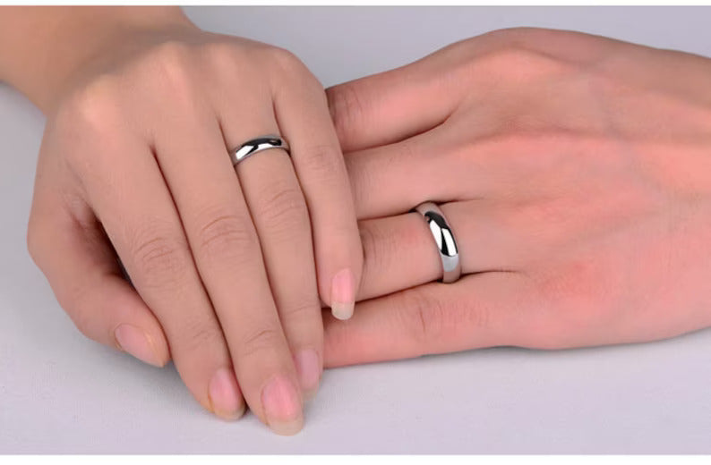 Silver Ring for couples