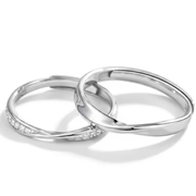 Silver Rings for Couple on Anniversary